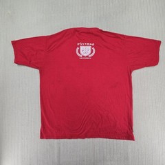 No Handouts Shirt Mens XL Red Paverde University Crest Patch Graphic Logo Tee