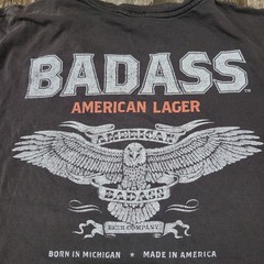 Kid Rock God Bless Saturday Bad Ass American Lager Tee Size 2XL