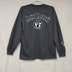 Jack Daniel’s JD Old #7 Long Sleeve Tee T-Shirt Adult Charcoal 3XLarge DISPLAY