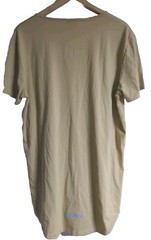 Letaotao Men’s XL Khaki Beige T-Shirt Longer Style Short Sleeve Pull On Casual