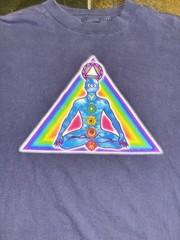 Vintage Fashion Victim Chakra Shirt Size XL