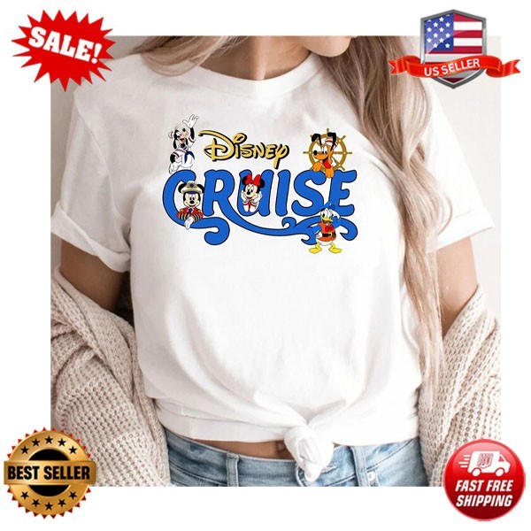 Disney Cruise Family Mickey And Friends Vacation T-shirt S-3XL
