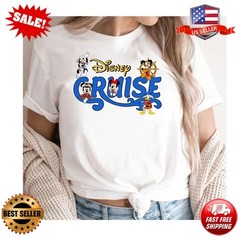 Disney Cruise Family Mickey And Friends Vacation T-shirt S-3XL