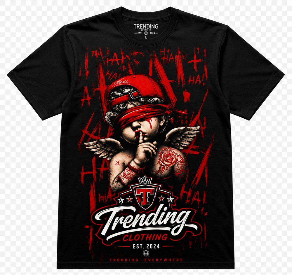 Trending Clothing Remix Men’s XL huge log Crew Neck Short Sleeve T-Shirt