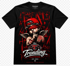 Trending Clothing Remix Men’s XL huge log Crew Neck Short Sleeve T-Shirt