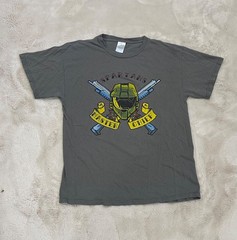Vintage Y2K 2007 Bungie Halo 3 American Traditional Tattoo Shirt Size Large