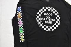 Grateful Dead Mens Good Ol’ Dancing Bears Long Sleeve Black Shirt New 2XL