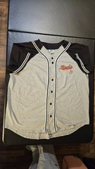 Vintage 2000 Sean Casey Cincinnati Reds Dynasty Button Up Raglan Shirt Mens 2XL