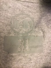 “Ball Til’ You Fall” – District 81 Clothing Co. Gray Shirt. XL.