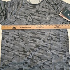 Lot Of 2 NWT Men’s Medium Spyder Rash Guard UPF 30 Short Sleeve Digi Camo Shirts