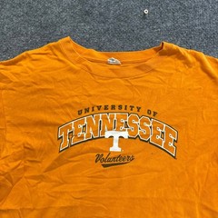 University of Tennessee T-Shirt Mens Size M Orange Volunteers Graphic Cotton Tee