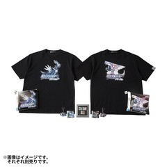 Pokemon Center T-Shirt & Pouch Set Diamond Version DS Official Japan M/L NEW PSL