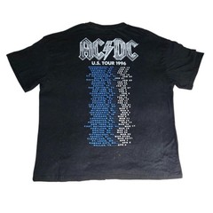 AC/DC Graphic Mineral Wash Band Tee w/ Short Sleeves, in Black Size: L. Men’s.