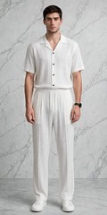 Men shirt and pant comboset