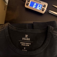Roark Shirt Mens Small Blue Midweight Organic Cotton Sustainable Pocket Surf T