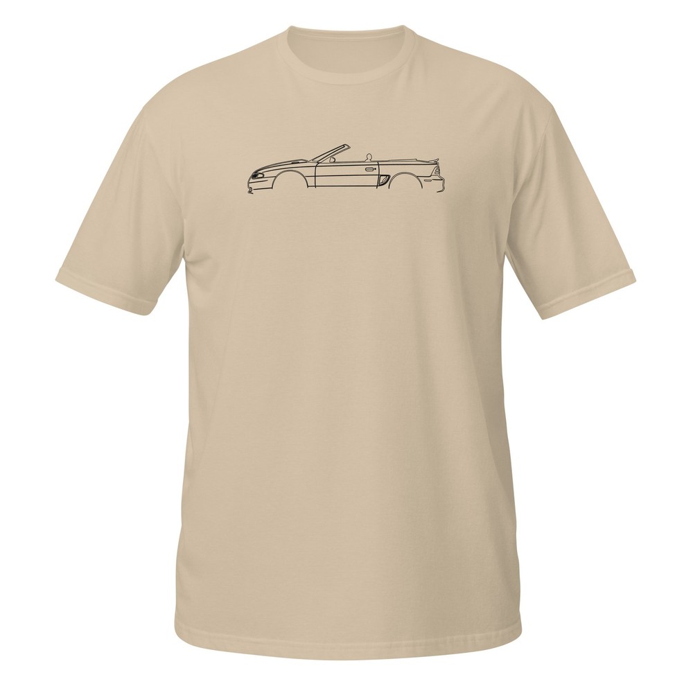 Comfy T-Shirt For Ford Mustang GT 1994-95 Convertible Car Lovers Birthday Gift