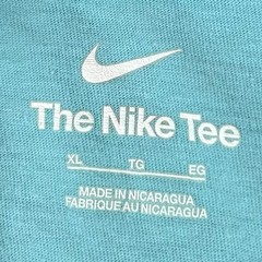 The Nike Tee Just Do It Swoosh Logo T-Shirt Short Sleeve Tee Blue Mens Size XL