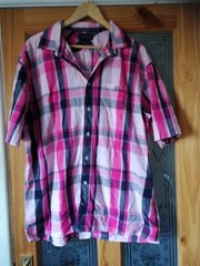 Henri Lloyd Pink Classic Shirt size xxl Mens Summer Holidays Beach Sea