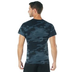 Rothco Midnight Blue Camo Men’s Short Sleeve Tee – Colored Camo T-Shirts