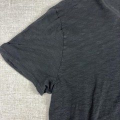 Vince Shirt Mens XL Gray Short Sleeve Henley Tagless Lightweight Cotton Jersey
