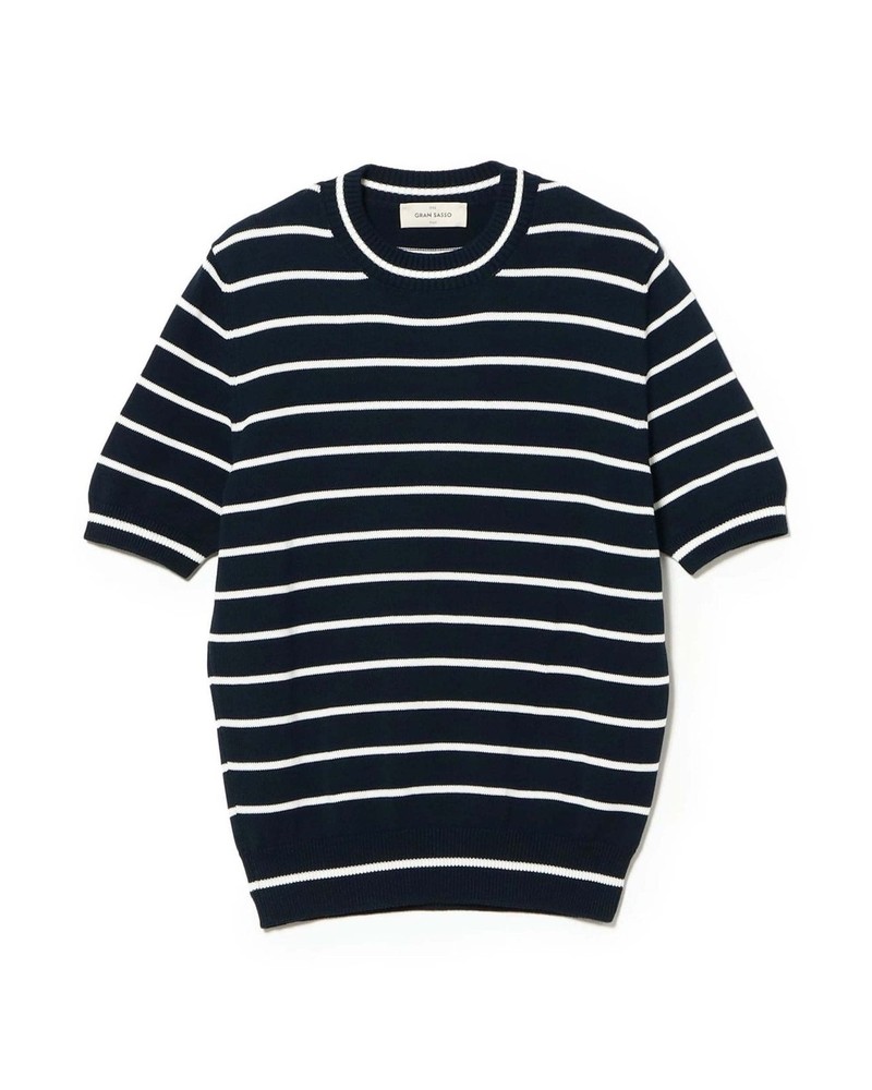 Bicolor Large Stone Organic Cotton T-Shirt 57192