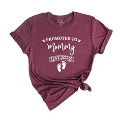 Baby Announcement, Promoted to Mommy and Daddy Est 2026, New Mother Shirt, New F