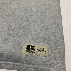VTG 90’s Russell Athletic Pro Cotton Heavyweight Pocket Tee Blank Gray Men’s M