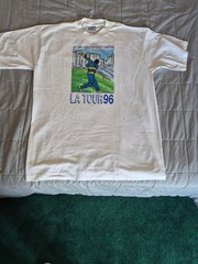 Vintage World Cup Cricket Champions Sri Lanka XL LA TOUR 96 Signatures On Back