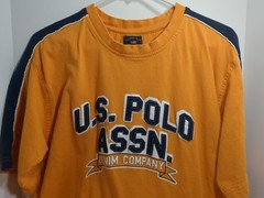 US Polo Assn Men’s Shirt Size Large T Shirt With Logo Pre-owned