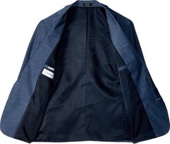 Calvin Klein Boys’ Blazer Suit Jacket, 2-Button Single Breasted Closure, Buttone