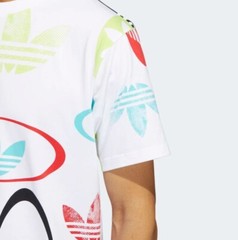 NEW MENS ADIDAS ORIGINALS ALLOVER LOGO TREFOIL TEE SHIRT ~ SIZE XL #HI2831