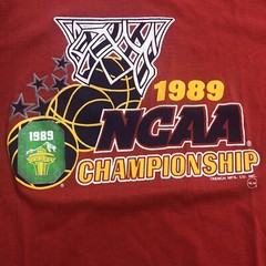 NCAA 1988 Championship Single Stitch Tee Shirt Men’s XL Seattle Vintage