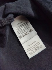 Eddie Bauer Mens Legend Wash Black 100% Cotton T-shirt Pit 23″ Length 29.5″