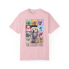 Golden Retriever Dog Shirt Comfort Colors®: Relaxed Fit, Soft Cotton – Unisex