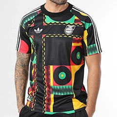 adidas Originals Men’s Jamaica x Bob Marley Trefoil T-Shirt KS2679