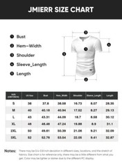 Mens V-Neck Muscle Slim Henley Shirt Workout Gym Athletic Shirt Summer Fashio…