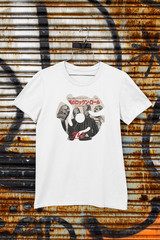 Damned Japan Neat 70s Retro Vinyl Record Styled T-Shirt / Vintage Punk Rock Tee