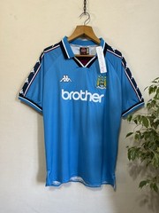 New With Tags 1997-99 Kappa Manchester City Home Kit Jersey L Rare