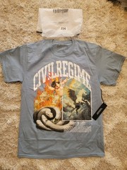 Civil Regime Cherub Ashes To Ashes T-shirt Size Large True To Size