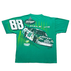 Dale Jr 88 Amp Energy NASCAR Racing T Shirt Green XL 2008 Hendrick Impala SS