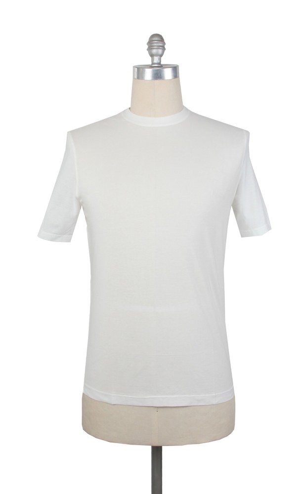 Kired White Solid Crewneck Cotton T-Shirt – Extra Slim – (KR6120231)