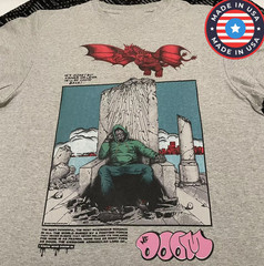 Rare Sport Gray MF DOOM Collection Unisex Adult Cotton T-Shirt MC1259