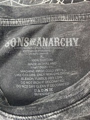 Sons Of Anarchy Reaper Flag T Shirt Size XL Gray Tie Dye 2014 Biker