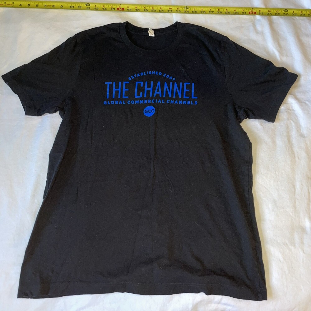 Dell Computer The Channel Global Commercial Graphic T-Shirt Size XL Vintage