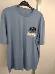 Goodmove M&S Men’s 3Pcs T-shirts Size L White & Blue Regular Fit NEW with Defect