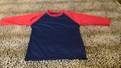 3 Packs Men’s 3/4 Sleeve Crew Neck Raglan Jersey Baseball Tee Shirts Size XS