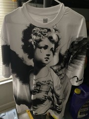 Cupid graphic White T-Shirt “That’s a Awful Lot of Cough Syrup”