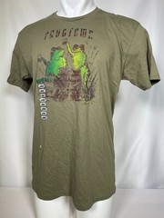 Frogtown Los Angeles River Military Green Drab Olive T-Shirt Men’s LARGE NWT