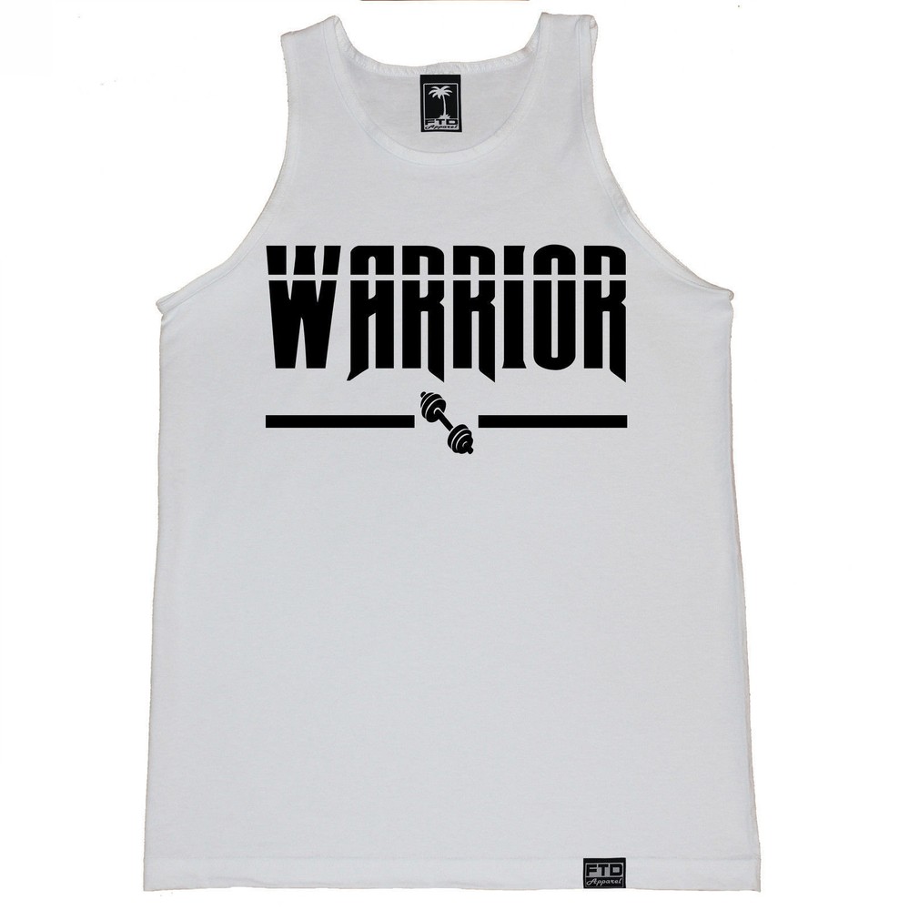 WARRIOR GYM FITNESS WORKOUT YOGA RUNNING TRAINING TRAIN FLEX LIFTING TANK TOP