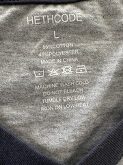 Men’s t-shirt Casual Vintage Long Raglan Sleeve V-Neck Running Hiking Baseball L